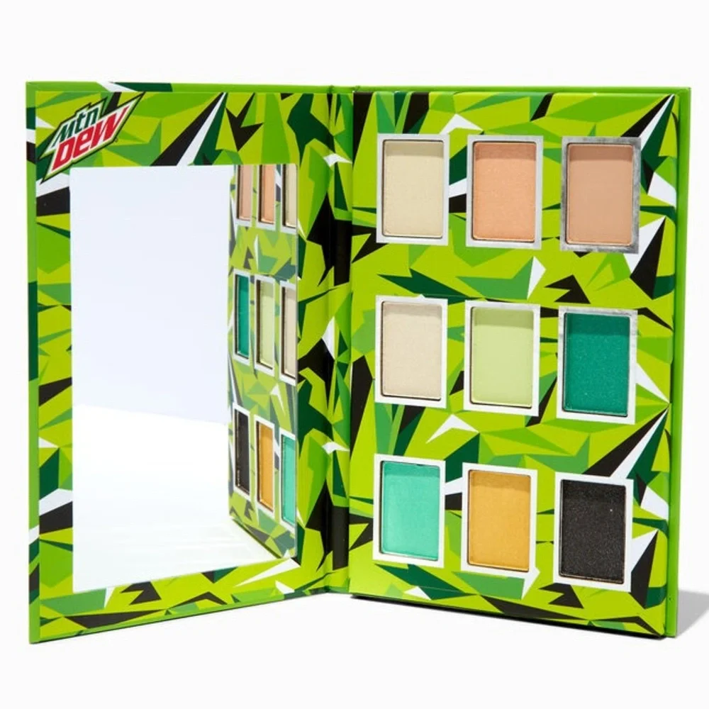 Mountain Dew Eyeshadow Palette 9 colors NWT